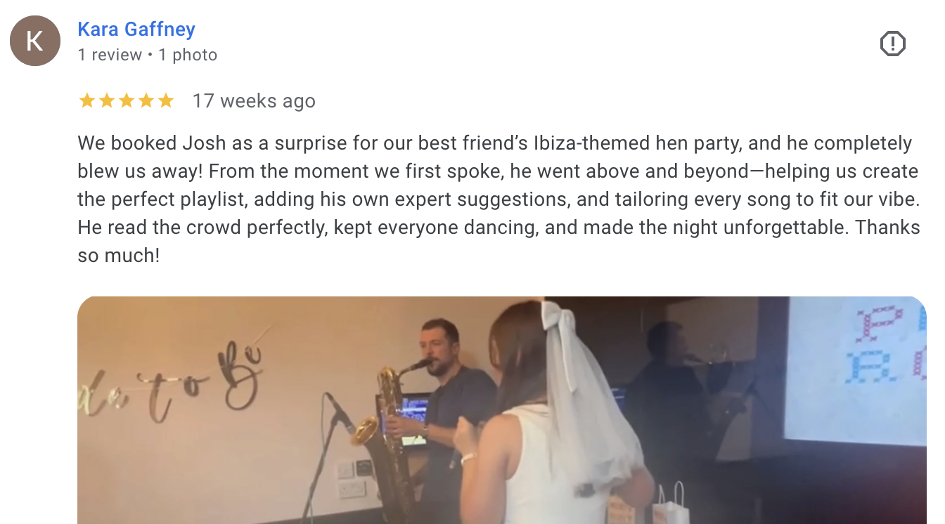 Customer review from Kara